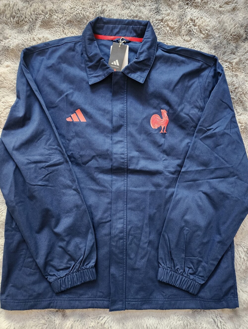 Adidas France Rugby Culture Travel Jacket Nee